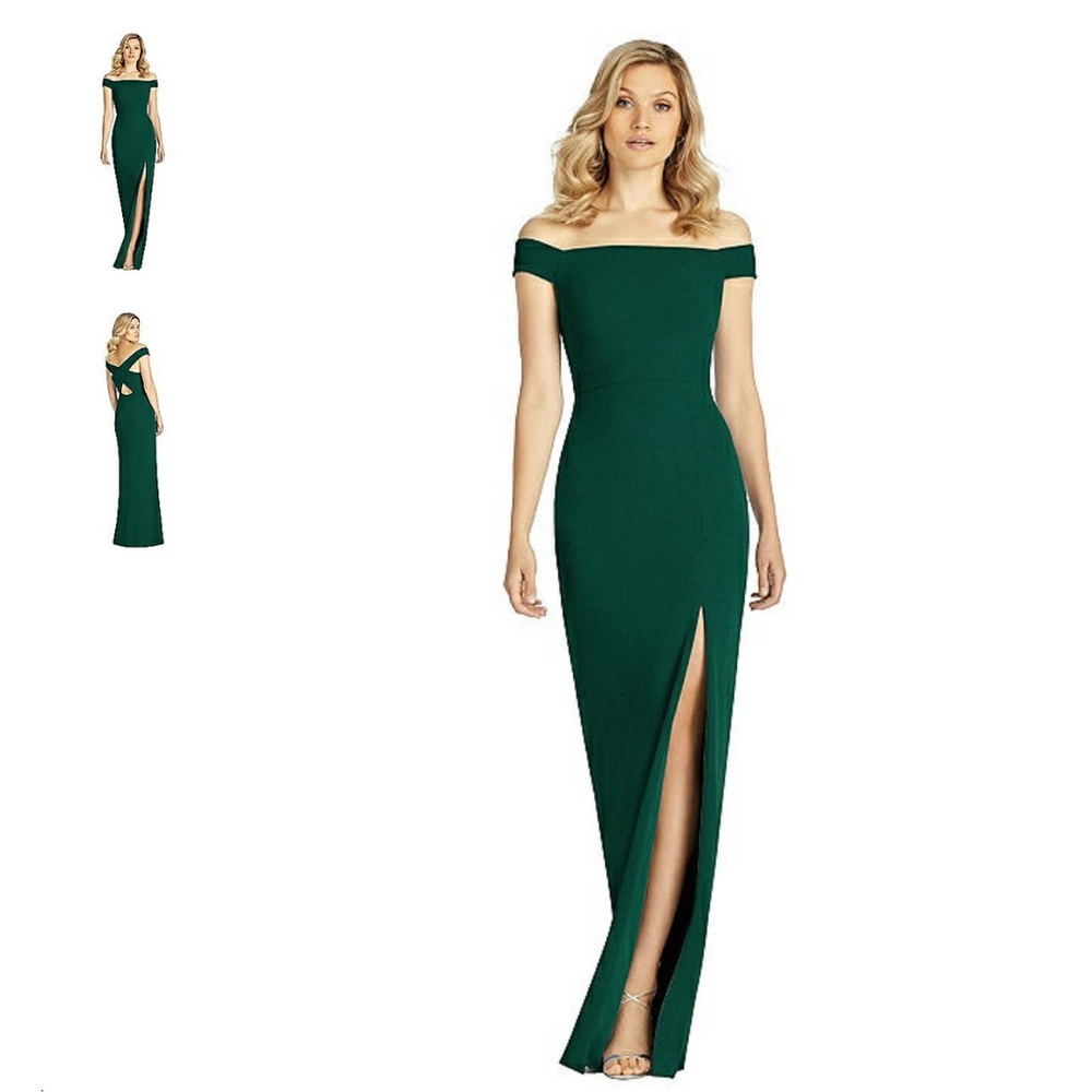 Stunning green formal gown!